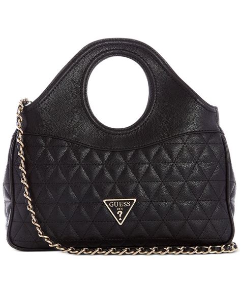 guess delon shoulder bag|GUESS Delon Quilted Shoulder Bag .